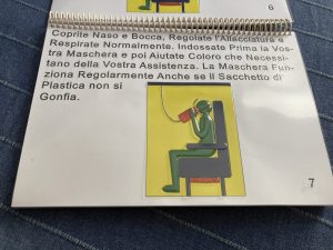 Foto Safety card maschera ossigeno